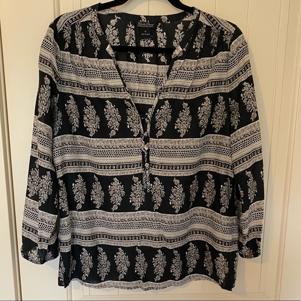 Lucky Brand Button up Tunic